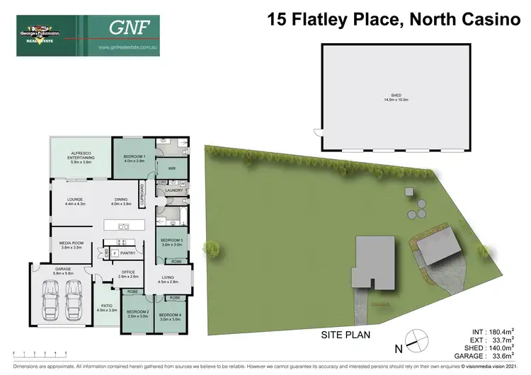 Floorplan of Homely house listing, 15 Flatley Place, North Casino NSW 2470