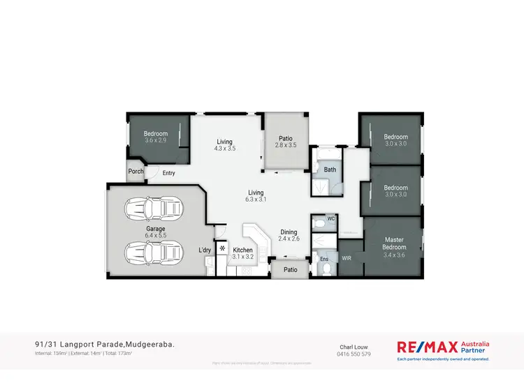 Floorplan of Homely villa listing, 91/31 Langport Parade, Mudgeeraba QLD 4213