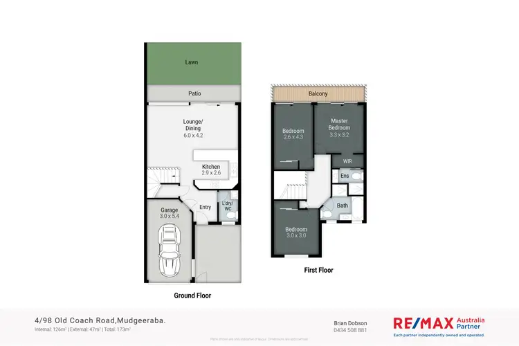Floorplan of Homely townhouse listing, 4/98 Old Coach Road, Mudgeeraba QLD 4213