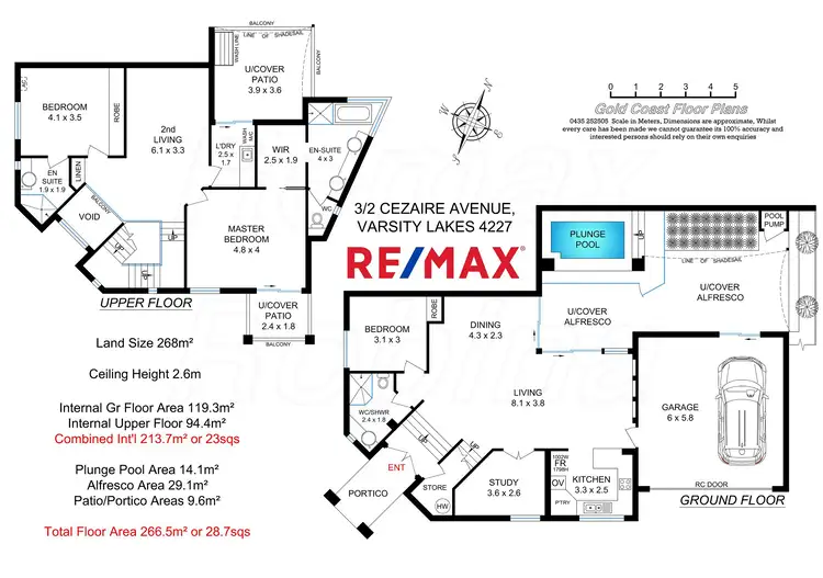 Floorplan of Homely semi-detached listing, 3/2 Cezaire Ave, Varsity Lakes QLD 4227
