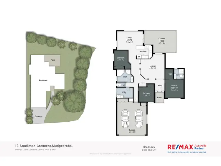 Floorplan of Homely house listing, 13 Stockman Crescent, Mudgeeraba QLD 4213