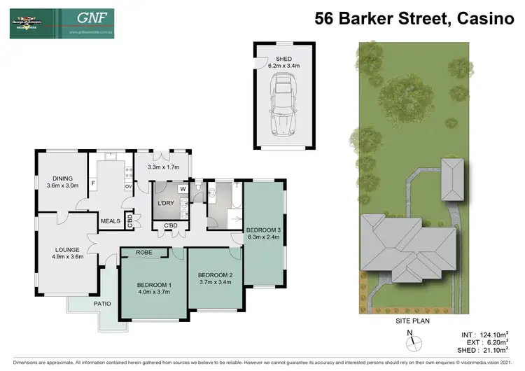 Floorplan of Homely house listing, 56 Barker Street, Casino NSW 2470