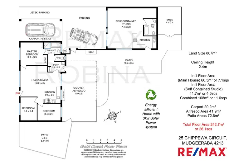 Floorplan of Homely house listing, 25 Chippewa Circuit, Mudgeeraba QLD 4213