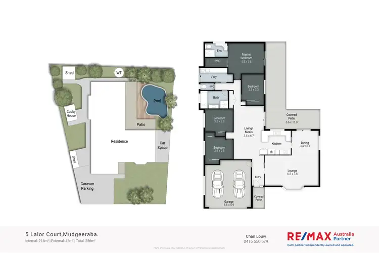 Floorplan of Homely house listing, 5 Lalor Court, Mudgeeraba QLD 4213