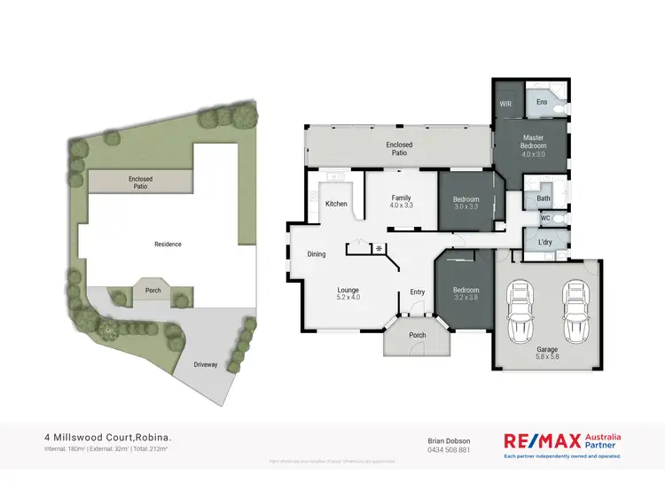 Floorplan of Homely house listing, 4 Millswood Court, Robina QLD 4226
