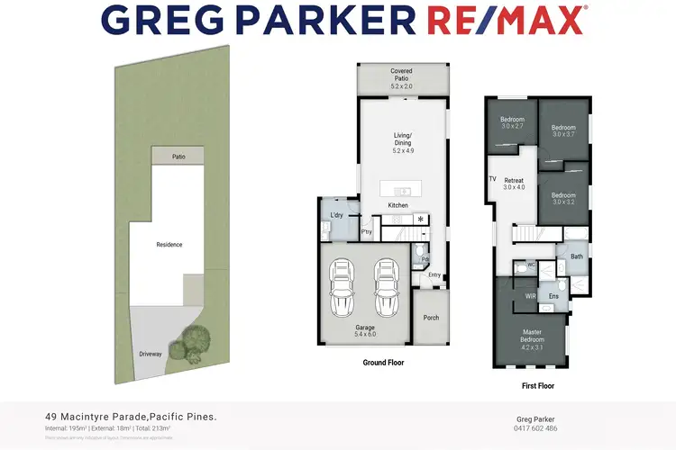 Floorplan of Homely house listing, 49 MacIntyre Parade, Pacific Pines QLD 4211