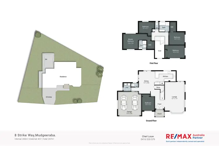Floorplan of Homely house listing, 8 Strike Way, Mudgeeraba QLD 4213