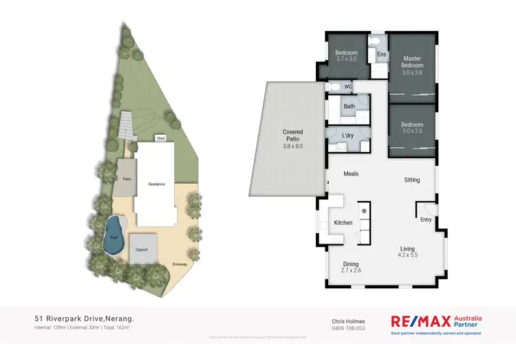 Floorplan of Homely house listing, 51 Riverpark Drive, Nerang QLD 4211