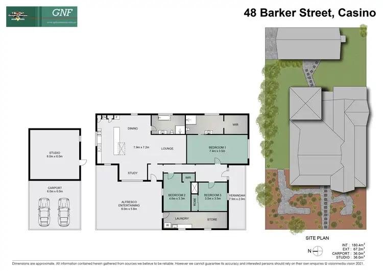 Floorplan of Homely house listing, 48 Barker Street, Casino NSW 2470