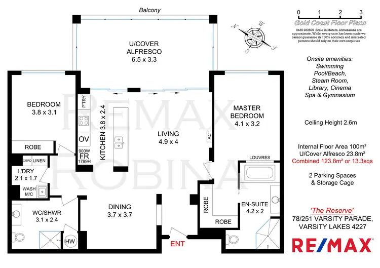 Floorplan of Homely apartment listing, 78/251 Varsity Parade, Varsity Lakes QLD 4227