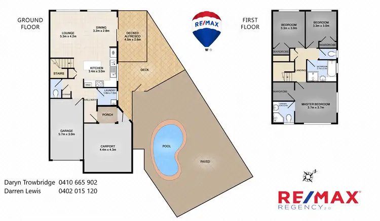 Floorplan of Homely semi-detached listing, 2/5 St Lucia Court, Varsity Lakes QLD 4227