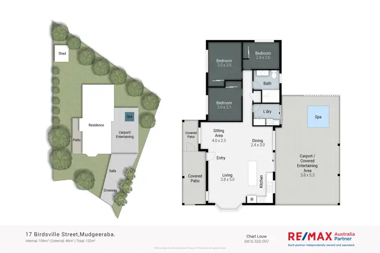 Floorplan of Homely house listing, 17 Birdsville Street, Mudgeeraba QLD 4213