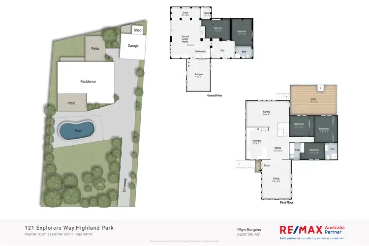 Floorplan of Homely house listing, 121 Explorers Way, Highland Park QLD 4211