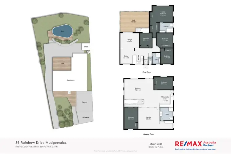 Floorplan of Homely house listing, 36 Rainbow Drive, Mudgeeraba QLD 4213