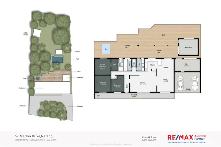 Floorplan of Homely house listing, 59 Merloo Drive, Nerang QLD 4211