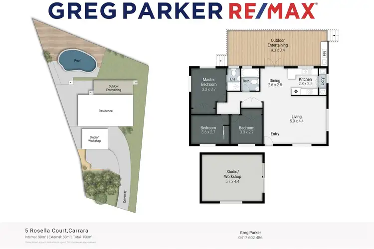 Floorplan of Homely house listing, 5 Rosella Court, Carrara QLD 4211