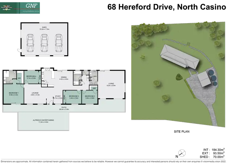 Floorplan of Homely house listing, 68 Hereford Drive, North Casino NSW 2470
