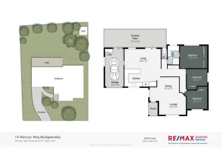 Floorplan of Homely house listing, 14 Marcus Way, Mudgeeraba QLD 4213