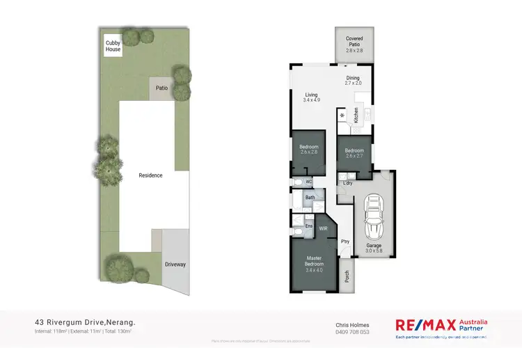 Floorplan of Homely house listing, 43 Rivergum Drive, Nerang QLD 4211