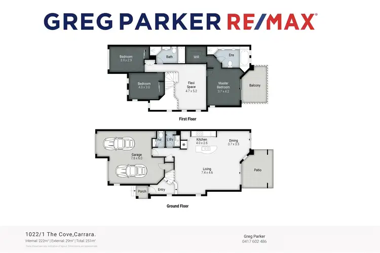 Floorplan of Homely townhouse listing, 1022/1 The Cove Crescent, Carrara QLD 4211