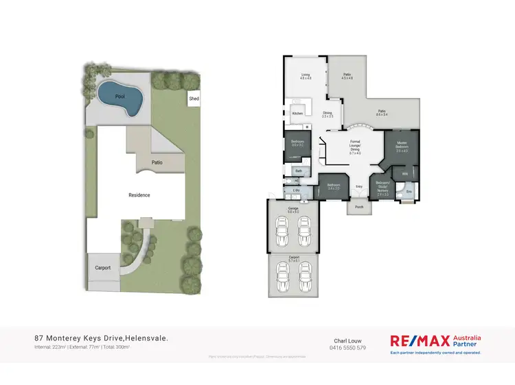 Floorplan of Homely house listing, 87 Monterey Keys Drive, Helensvale QLD 4212