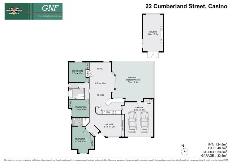 Floorplan of Homely house listing, 22 Cumberland Street, Casino NSW 2470