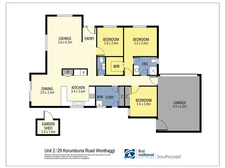 Floorplan of Homely unit listing, 2/29 Korumburra Road, Wonthaggi VIC 3995