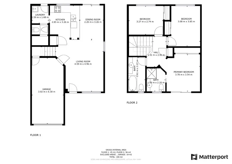 Floorplan of Homely townhouse listing, 25/95 Gemvale Road, Mudgeeraba QLD 4213