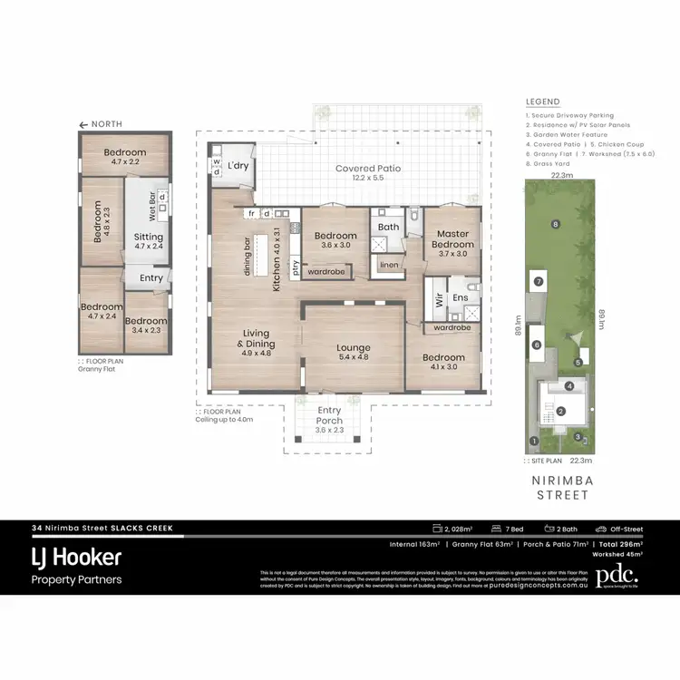 Floorplan of Homely house listing, 32-34 Nirimba Street, Slacks Creek QLD 4127