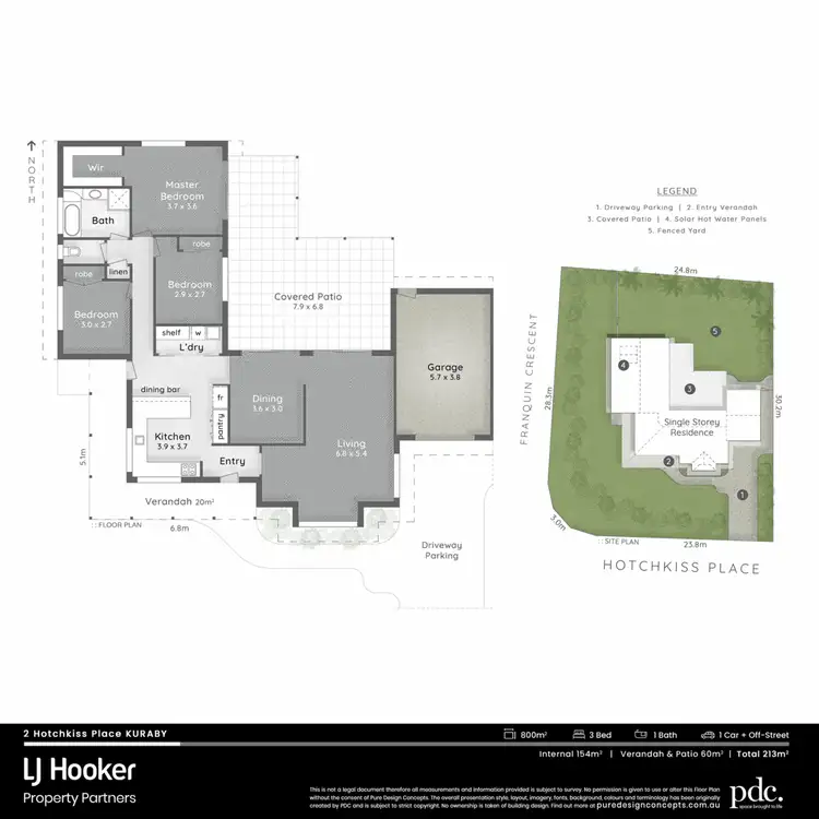 Floorplan of Homely house listing, 2 Hotchkiss Place, Kuraby QLD 4112