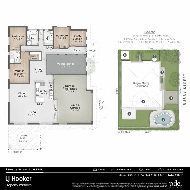 Floorplan of Homely house listing, 3 Busby Street, Algester QLD 4115