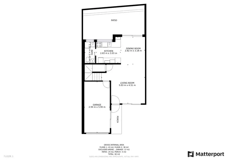 Floorplan of Homely townhouse listing, 22/5 Greenlands Drive, Varsity Lakes QLD 4227