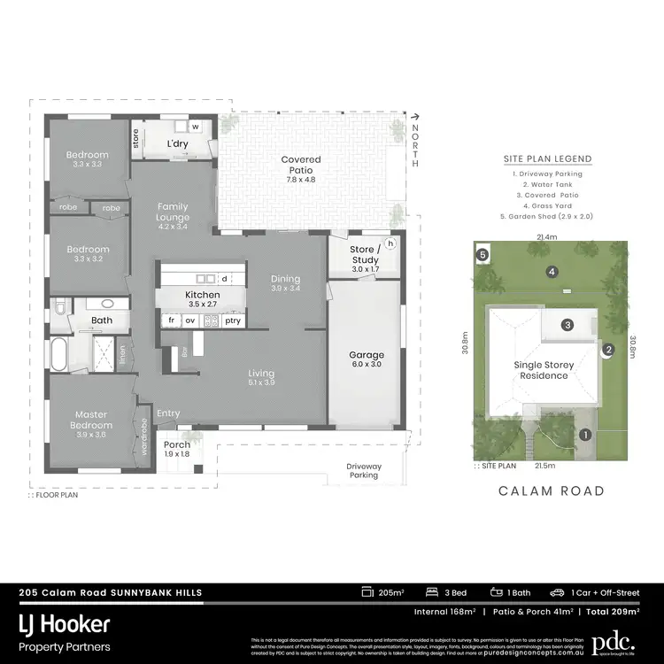Floorplan of Homely house listing, 205 Calam Road, Sunnybank Hills QLD 4109