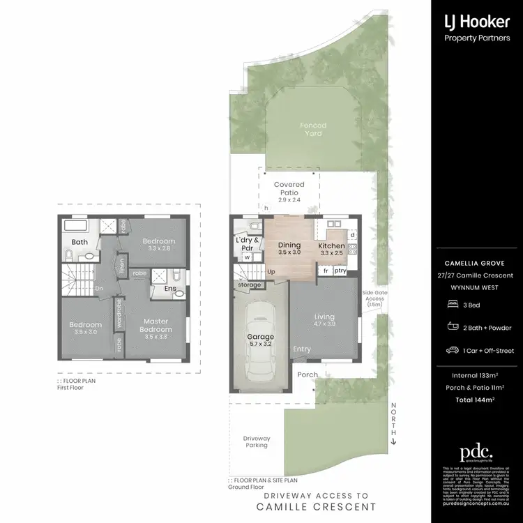 Floorplan of Homely townhouse listing, 27/27 Camille Crescent, Wynnum West QLD 4178