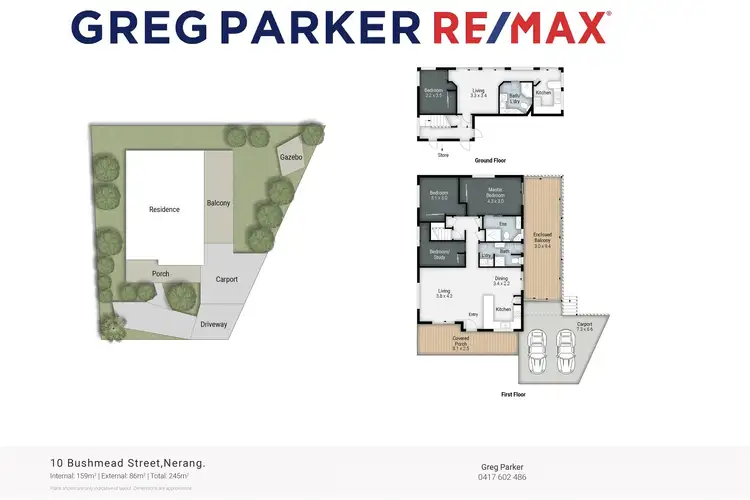 Floorplan of Homely house listing, 10 Bushmead Street, Nerang QLD 4211