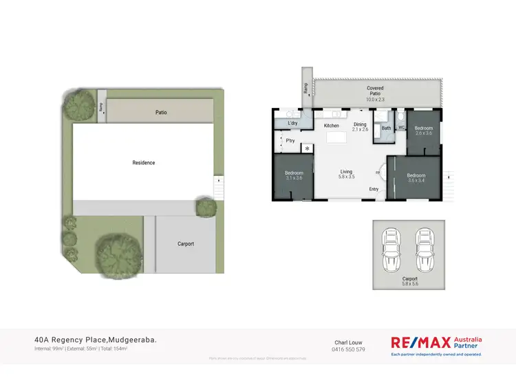 Floorplan of Homely house listing, 40A Regency Place, Mudgeeraba QLD 4213