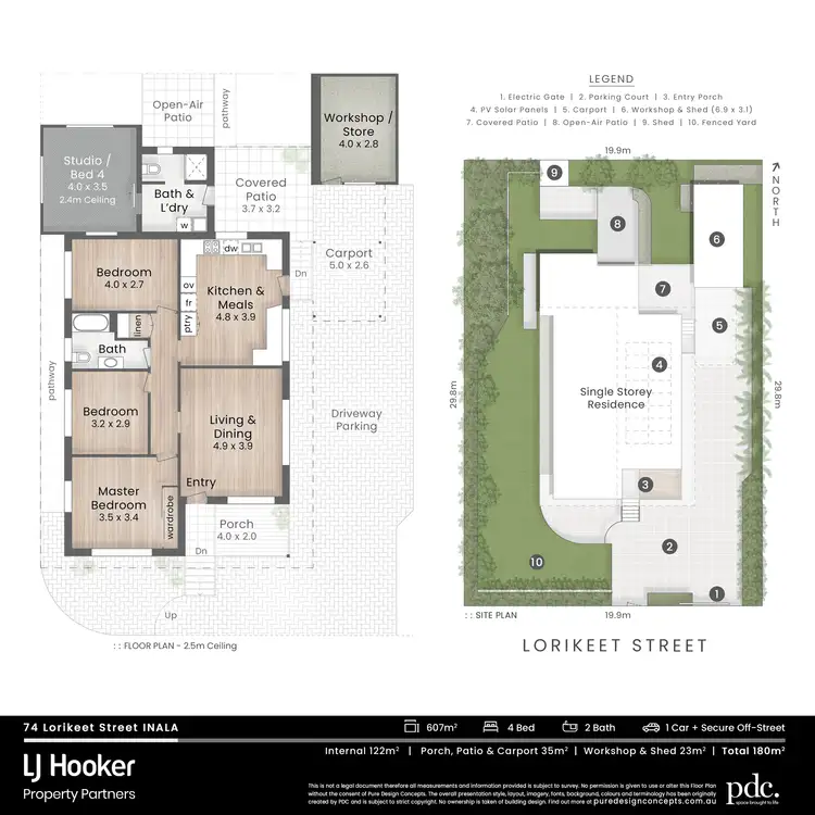 Floorplan of Homely house listing, 74 Lorikeet Street, Inala QLD 4077