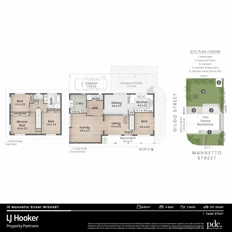 Floorplan of Homely house listing, 10 Mannetto Street, Wishart QLD 4122