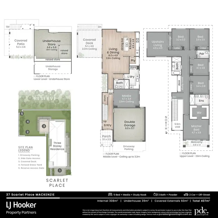 Floorplan of Homely house listing, 37 Scarlet Place, Mackenzie QLD 4156