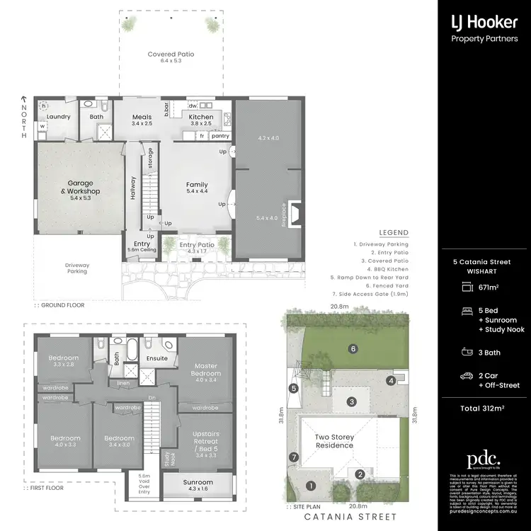 Floorplan of Homely house listing, 5 Catania Street, Wishart QLD 4122