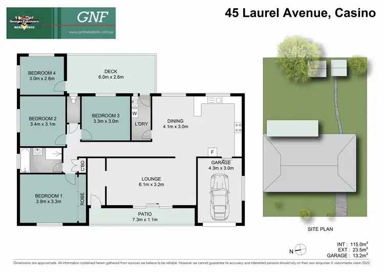 Floorplan of Homely house listing, 45 Laurel Avenue, Casino NSW 2470
