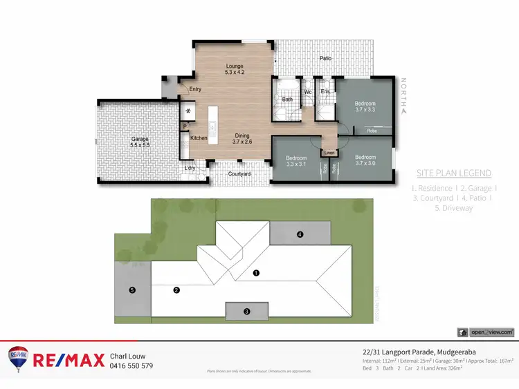 Floorplan of Homely townhouse listing, 22/31 Langport Parade, Mudgeeraba QLD 4213
