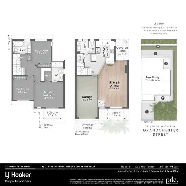 Floorplan of Homely townhouse listing, 28/12 Grandchester Street, Sunnybank Hills QLD 4109
