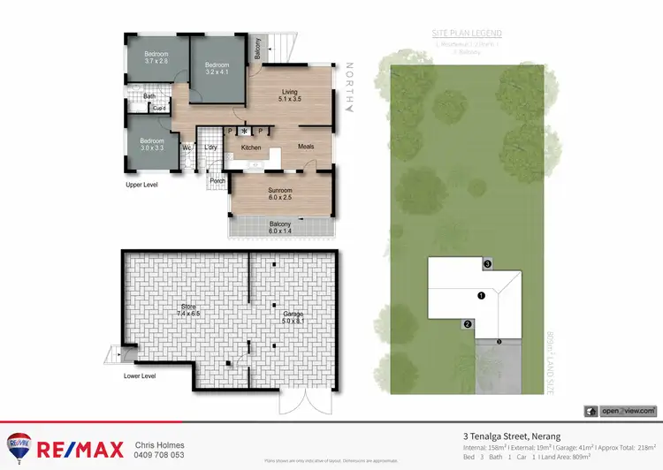 Floorplan of Homely house listing, 3 Tenalga Street, Nerang QLD 4211