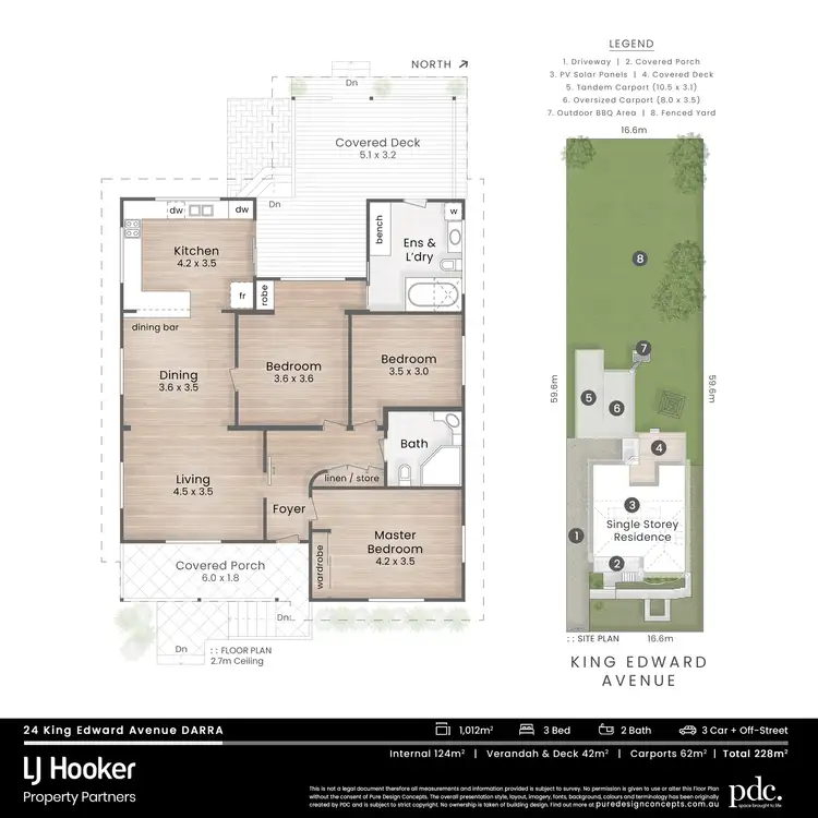 Floorplan of Homely house listing, 24 King Edward Avenue, Darra QLD 4076