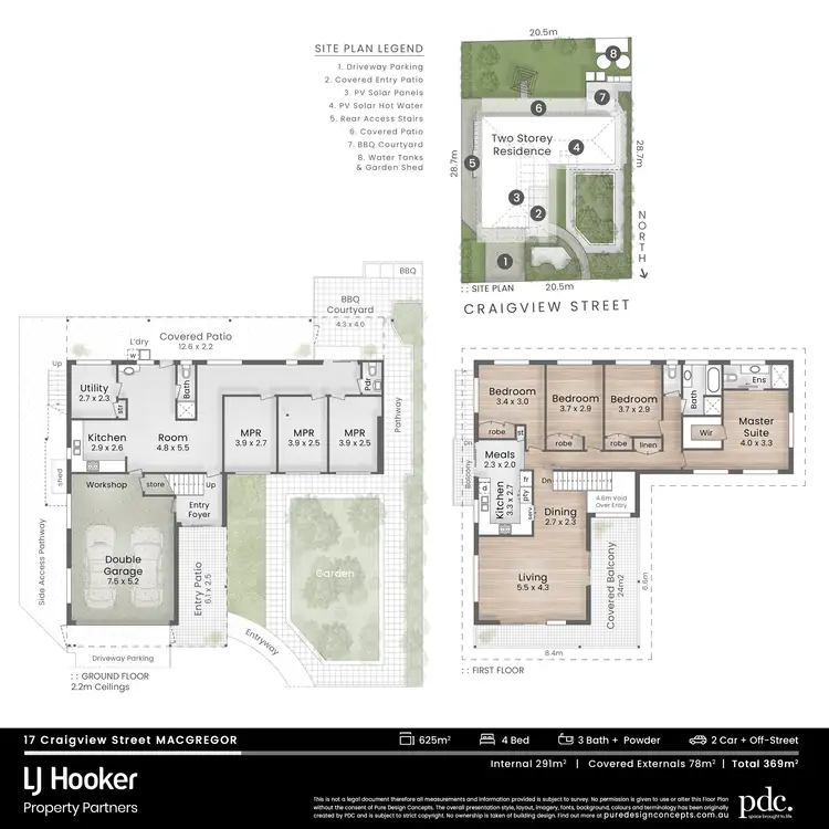 Floorplan of Homely house listing, 17 Craigview Street, Macgregor QLD 4109