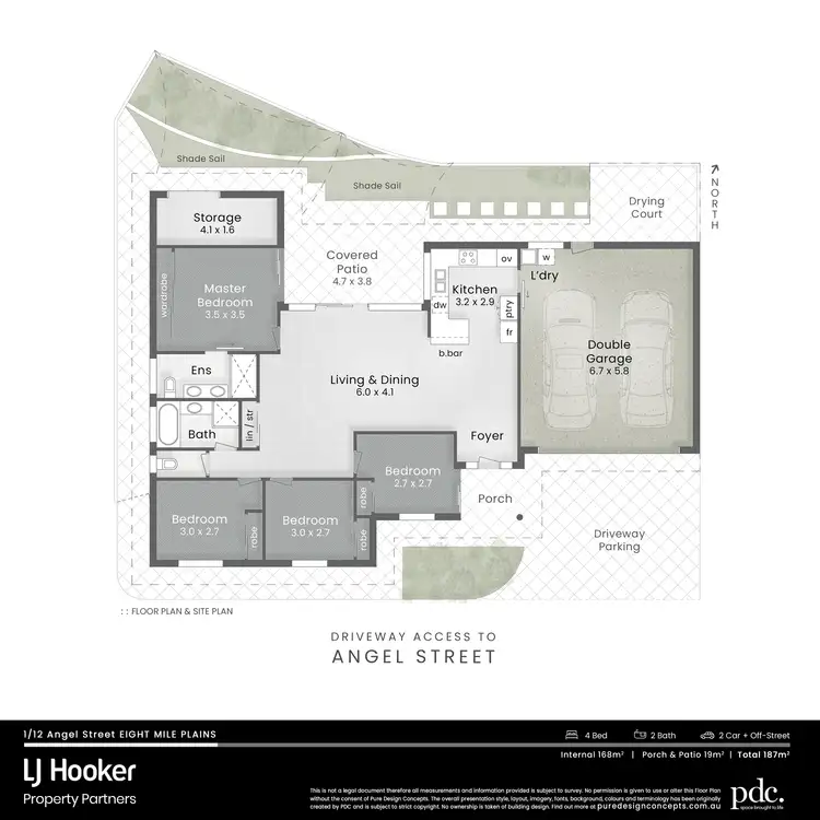 Floorplan of Homely villa listing, 1/12 Angel Street, Eight Mile Plains QLD 4113