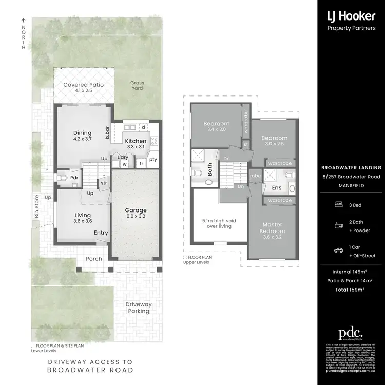 Floorplan of Homely townhouse listing, 8/257 Broadwater Road, Mansfield QLD 4122