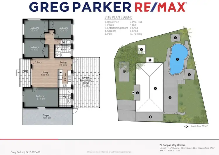 Floorplan of Homely house listing, 27 Pappas Way, Carrara QLD 4211
