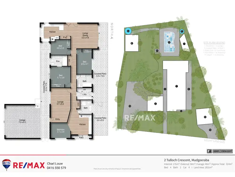 Floorplan of Homely rural property listing, 2 Tulloch Crescent, Mudgeeraba QLD 4213